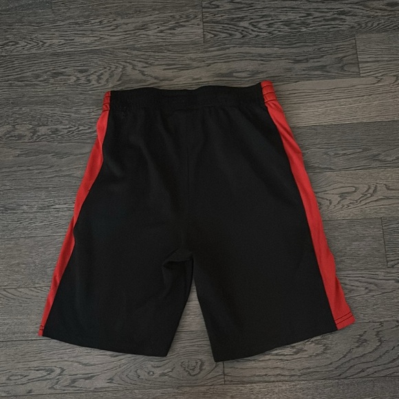 PUMA Men's Athletic Shorts in Black and Red - Picture 5 of 6